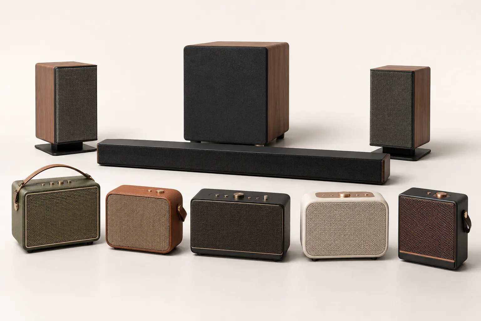 ภาพจำลองสินค้าแบบสมจริง ลำโพง Bluetooth และระบบ Soundbar สำหรับรับซื้อ Klipsch สำหรับหน้ารับซื้อ Klipsch