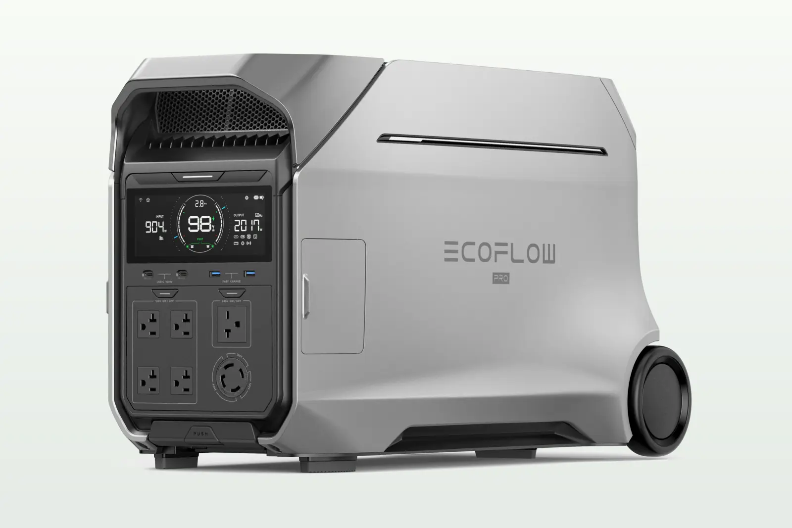 EcoFlow DELTA Pro 3 ของจริง มุมเฉียง ความละเอียดสูง สำหรับหน้ารับซื้อ Power Station