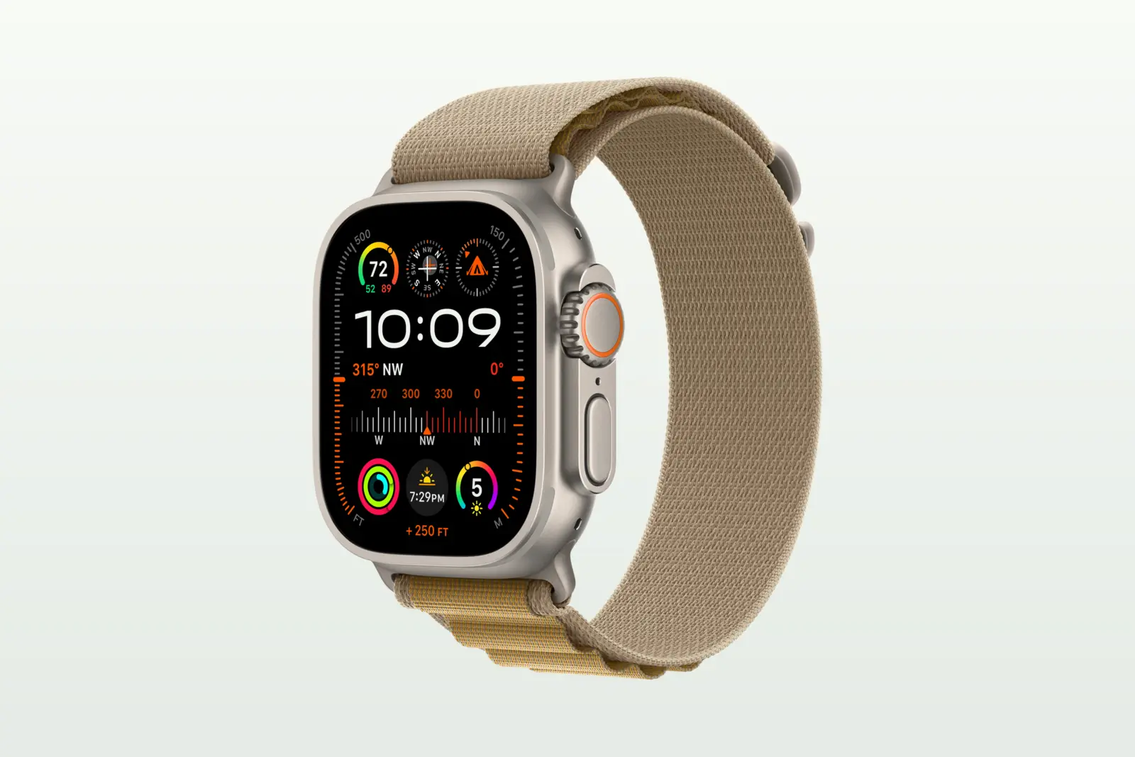 Apple Watch Ultra 2 ของจริง มุมด้านหน้า เห็นตัวเรือนและสายครบ กลุ่ม Smartwatch