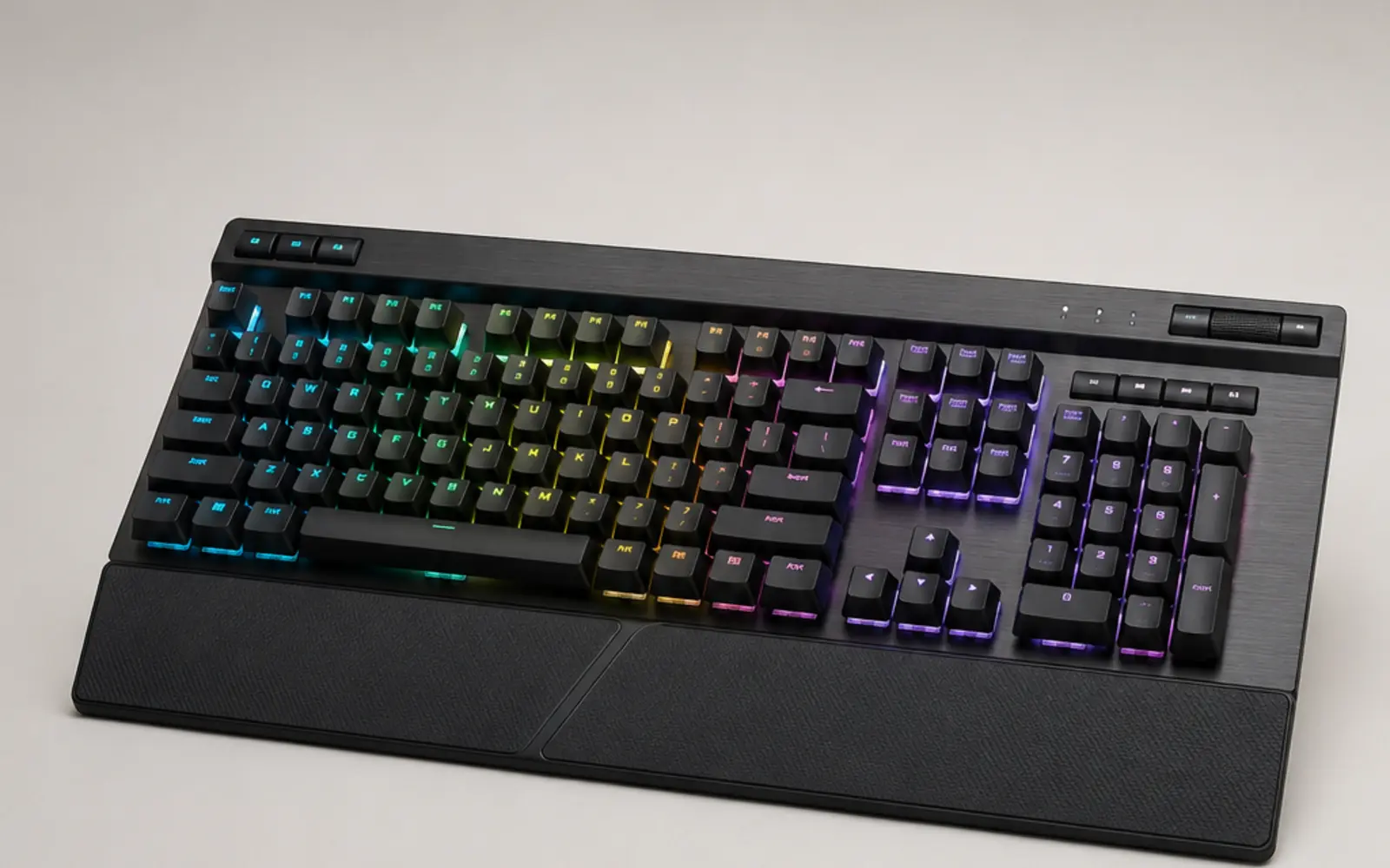 ภาพจำลองสินค้าแบบสมจริงคีย์บอร์ดเกมมิ่ง Corsair จัดวางเต็มสัดส่วน กลุ่ม Corsair