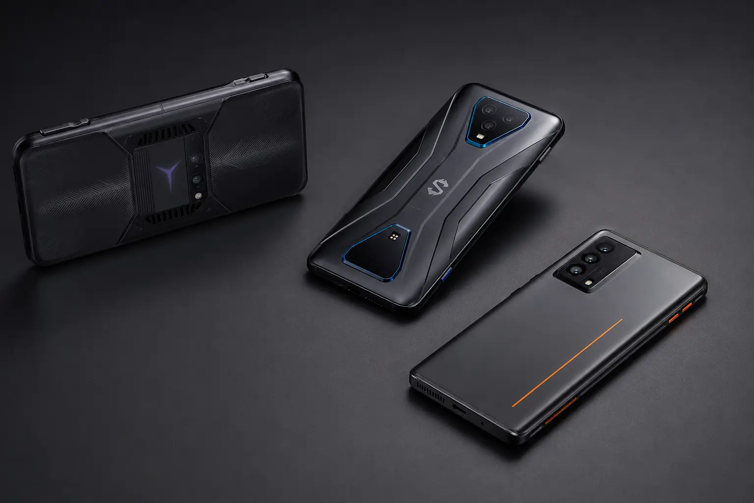 ภาพจำลองสินค้าแบบสมจริง Legion Phone, Black Shark และ iQOO สำหรับหน้ารับซื้อ Gaming Phone