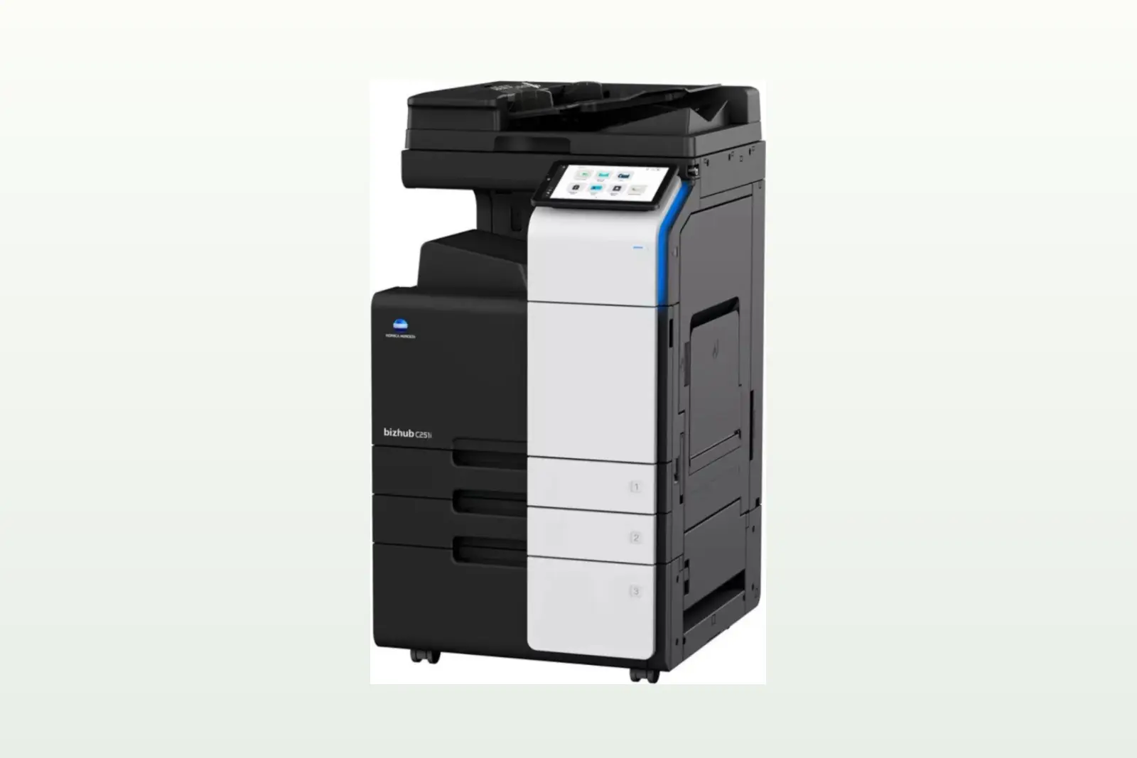 เครื่องพิมพ์จริง Konica Minolta bizhub C751i สำหรับงานปริมาณสูง สำหรับหน้ารับซื้อ Ricoh และ Konica Minolta