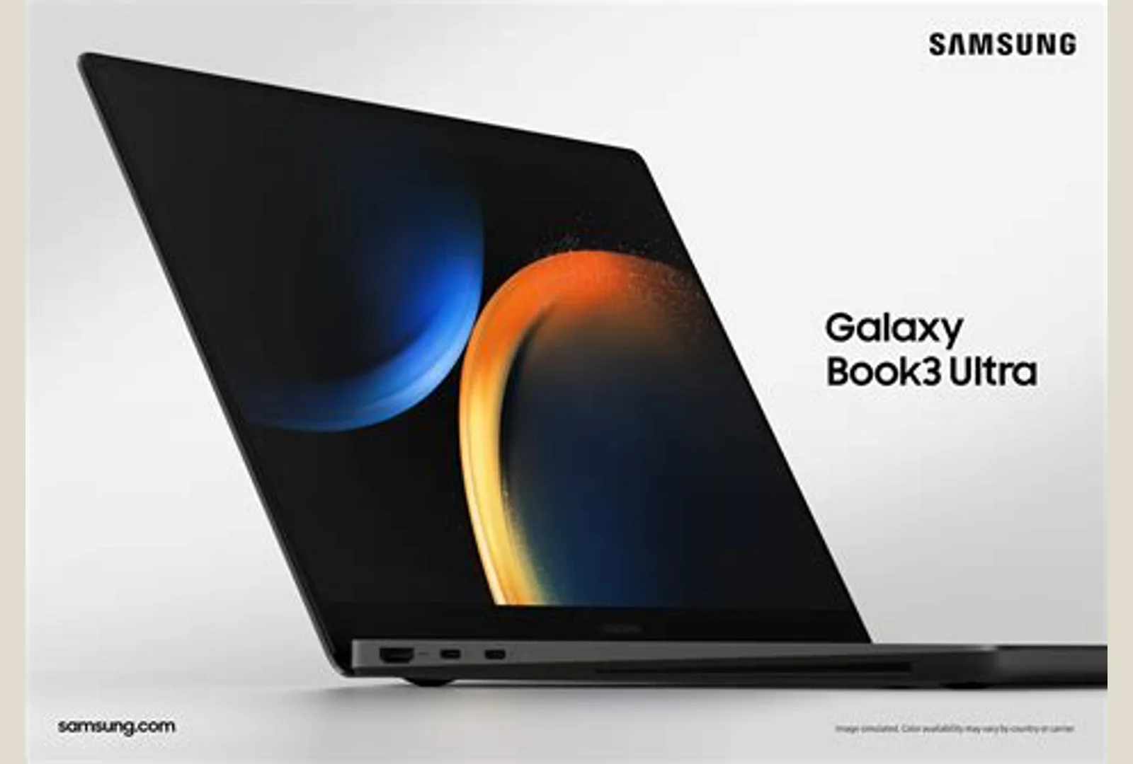 ภาพสินค้าจริง Samsung Book Ultra รุ่นที่รับซื้อ